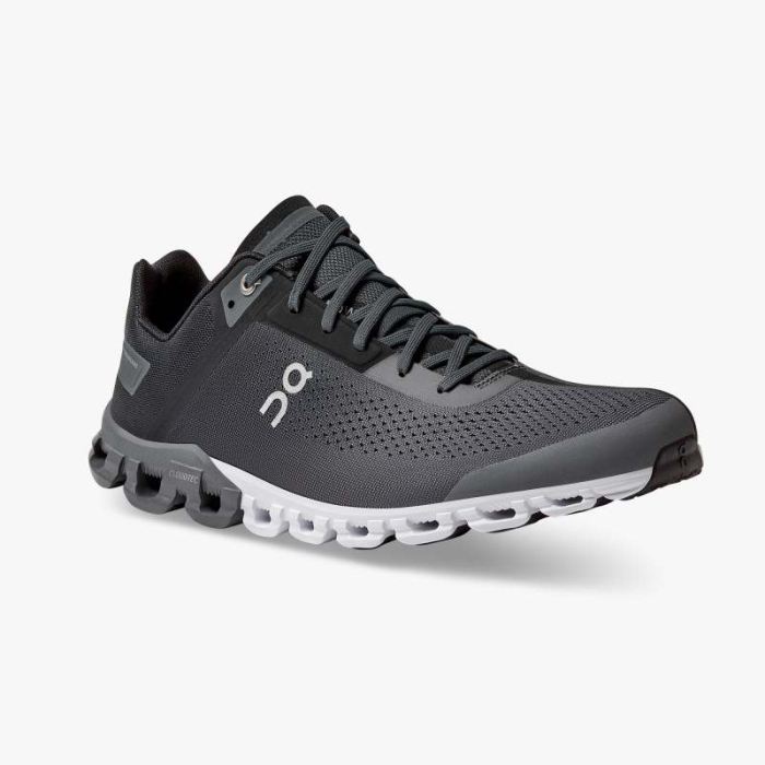 On Cloud Shoes Canada Men's Cloudflow Wide-Black | Asphalt