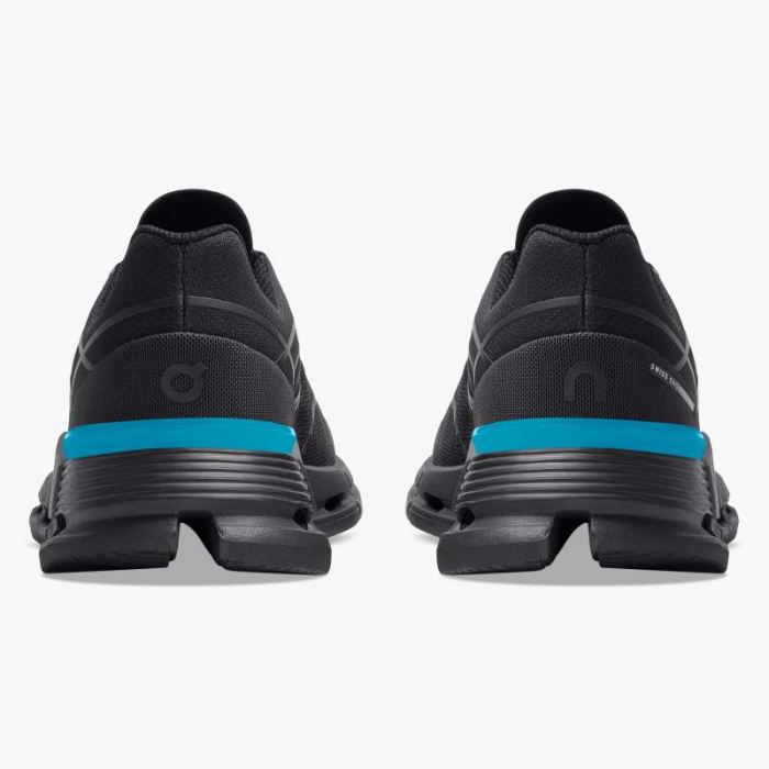 On Cloud Shoes Canada Women's Cloudnova Z5-Black | Cyan - Click Image to Close