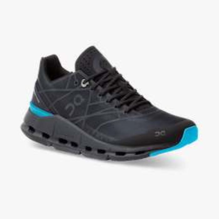 On Cloud Shoes Canada Women's Cloudnova Z5-Black | Cyan