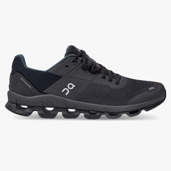 On Cloud Shoes Canada Men's Cloudace-Black | Eclipse