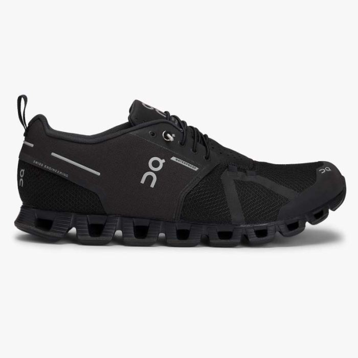 On Cloud Shoes Canada Men's Cloud Waterproof-Black | Lunar