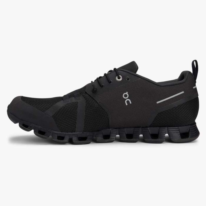 On Cloud Shoes Canada Men's Cloud Waterproof-Black | Lunar - Click Image to Close