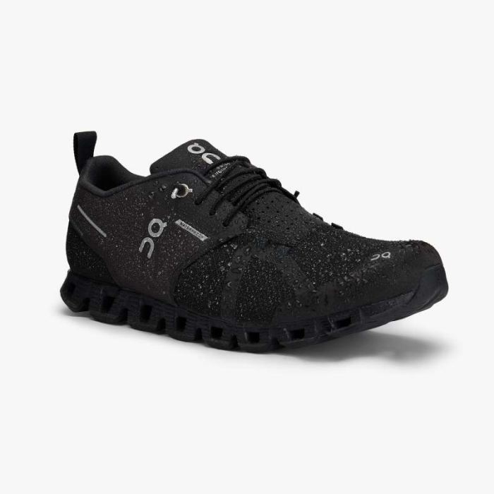 On Cloud Shoes Canada Men's Cloud Waterproof-Black | Lunar - Click Image to Close