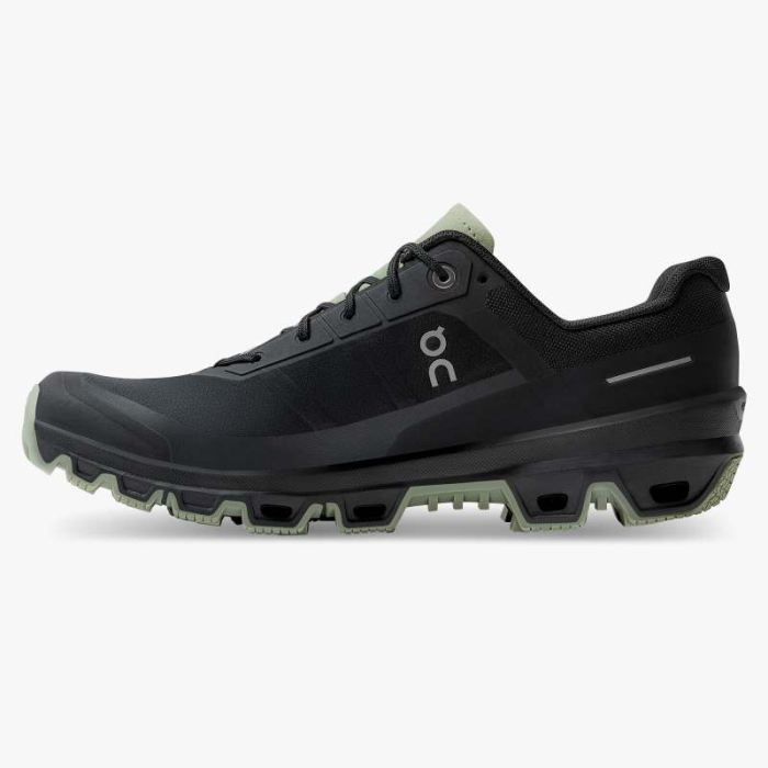 On Cloud Shoes Canada Men's Cloudventure-Black | Reseda