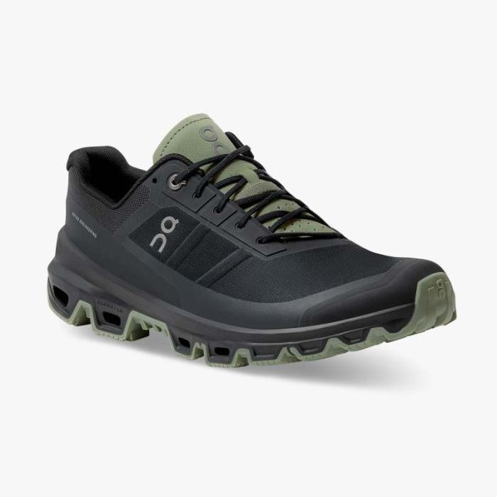 On Cloud Shoes Canada Men's Cloudventure-Black | Reseda