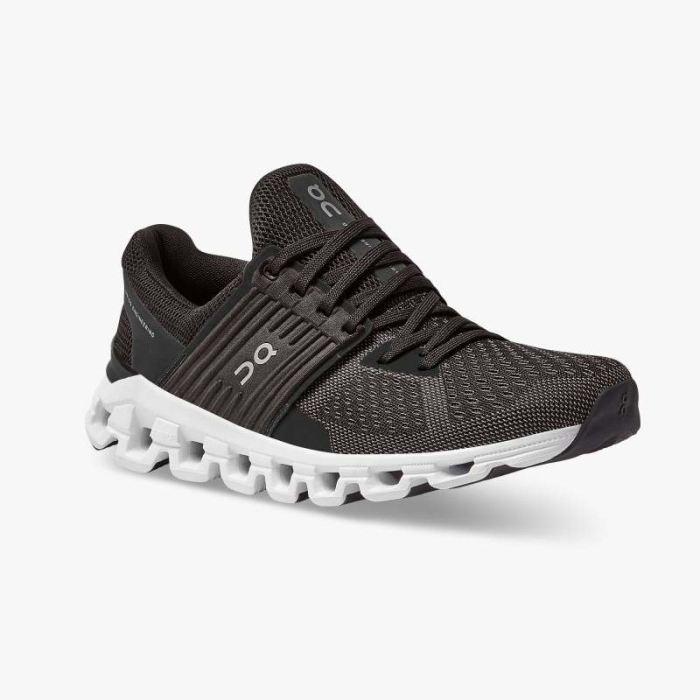 On Cloud Shoes Canada Women's Cloudswift-Black | Rock