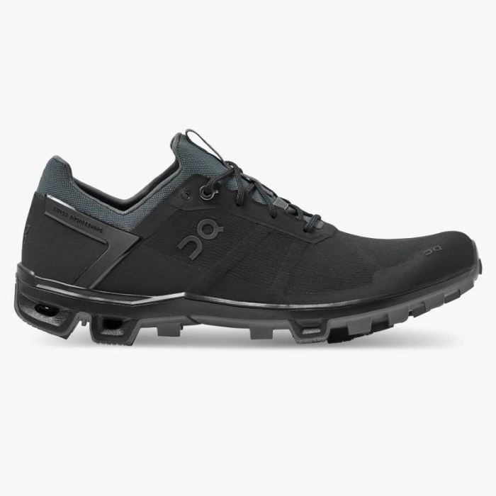 On Cloud Shoes Canada Women's Cloudventure Peak-Black | Rock