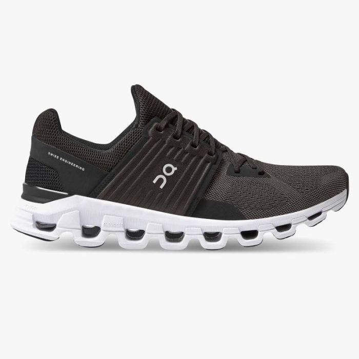 On Cloud Shoes Canada Men's Cloudswift-Black | Rock