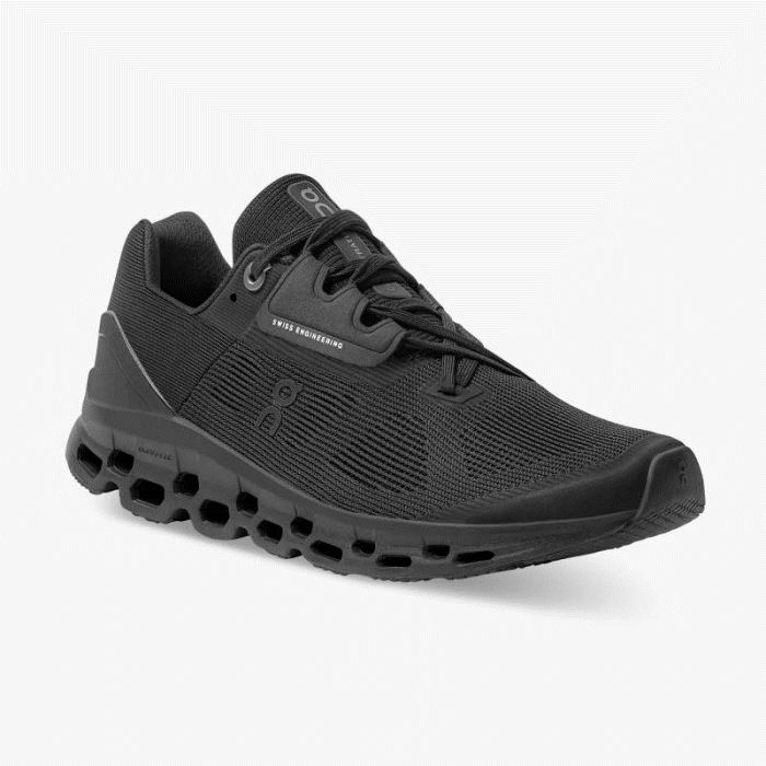 On Cloud Shoes Canada Women's Cloudstratus-Black