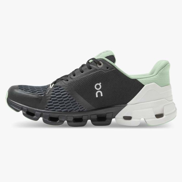 On Cloud Shoes Canada Women's Cloudflyer-Black | White - Click Image to Close