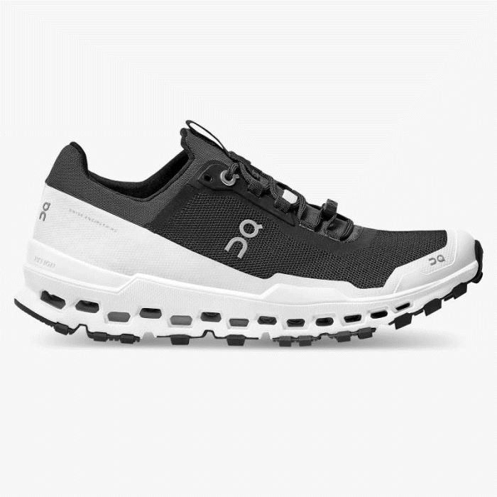 On Cloud Shoes Canada Women's Cloudultra-Black | White - Click Image to Close