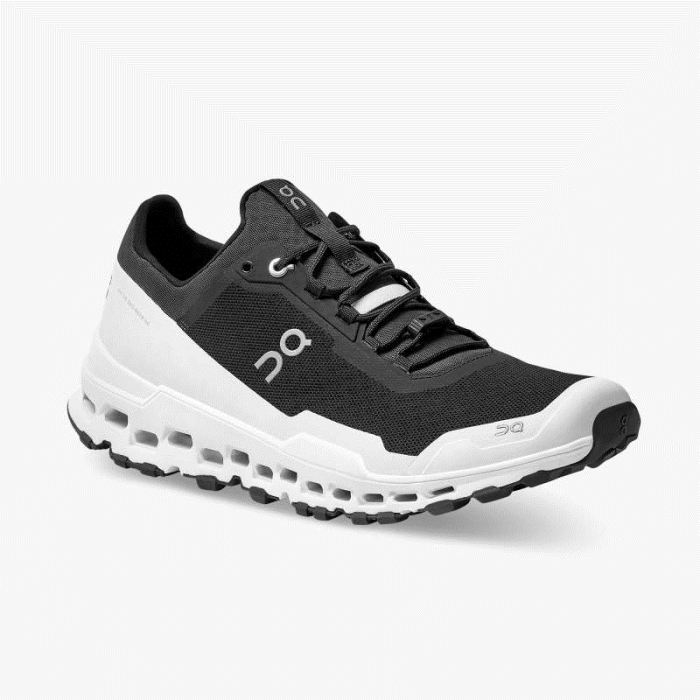 On Cloud Shoes Canada Men's Cloudultra-Black | White - Click Image to Close