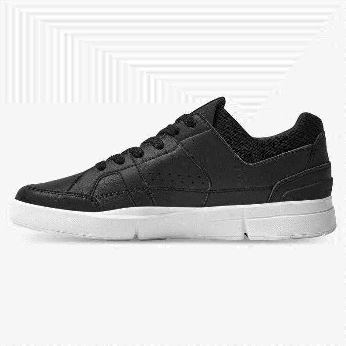 On Cloud Shoes Canada Men's THE ROGER Clubhouse-Black | White