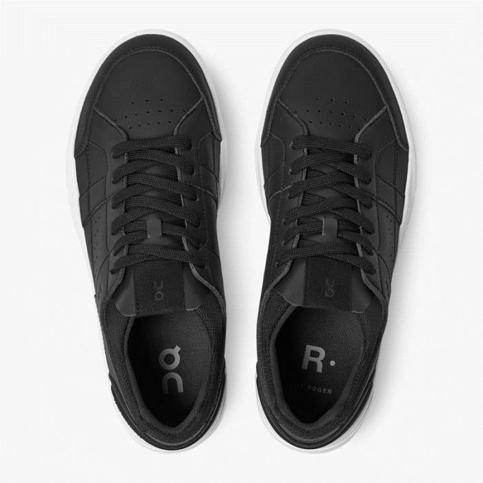 On Cloud Shoes Canada Men's THE ROGER Clubhouse-Black | White