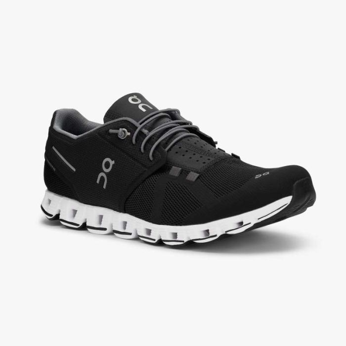 On Cloud Shoes Canada Men's Cloud-Black | White