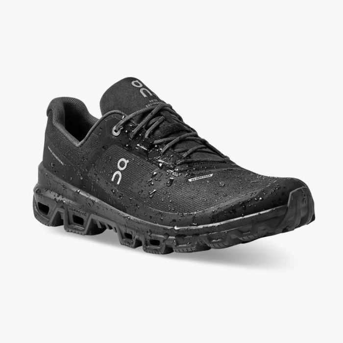 On Cloud Shoes Canada Men's Cloudventure Waterproof-Black - Click Image to Close