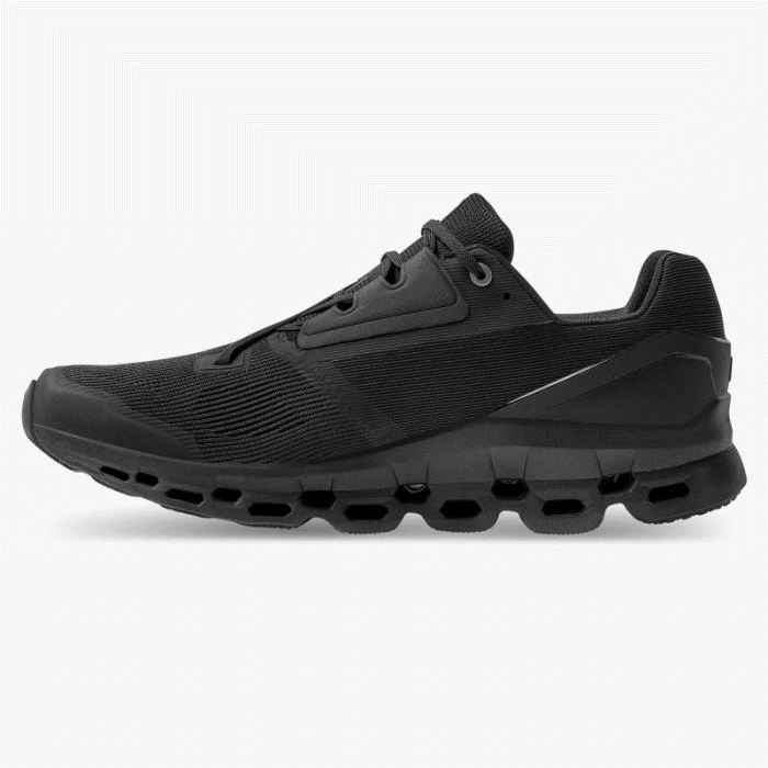 On Cloud Shoes Canada Men's Cloudstratus-Black - Click Image to Close