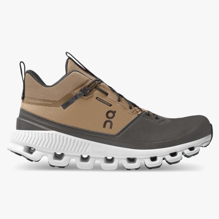 On Cloud Shoes Canada Women's Cloud Hi Waterproof-Chai | Magnet