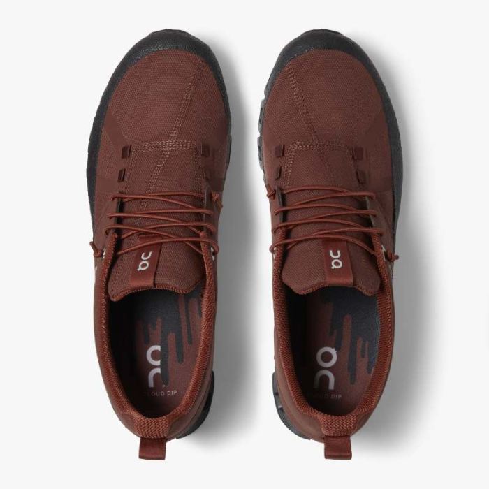 On Cloud Shoes Canada Men's Cloud Dip-Cocoa | Black - Click Image to Close