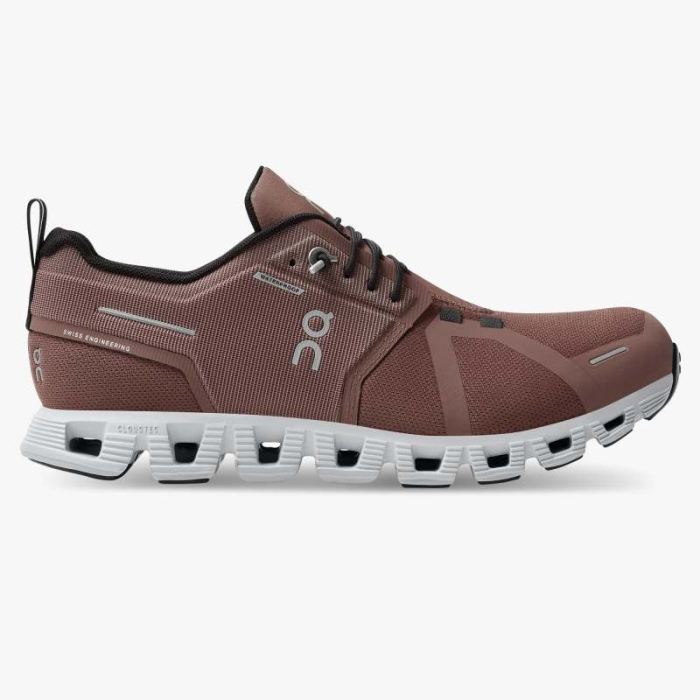 On Cloud Shoes Canada Women's Cloud 5 Waterproof-Cocoa | Frost