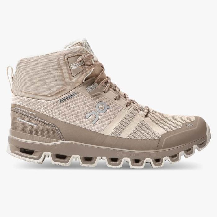 On Cloud Shoes Canada Women's Cloudrock Waterproof-Desert | Clay - Click Image to Close