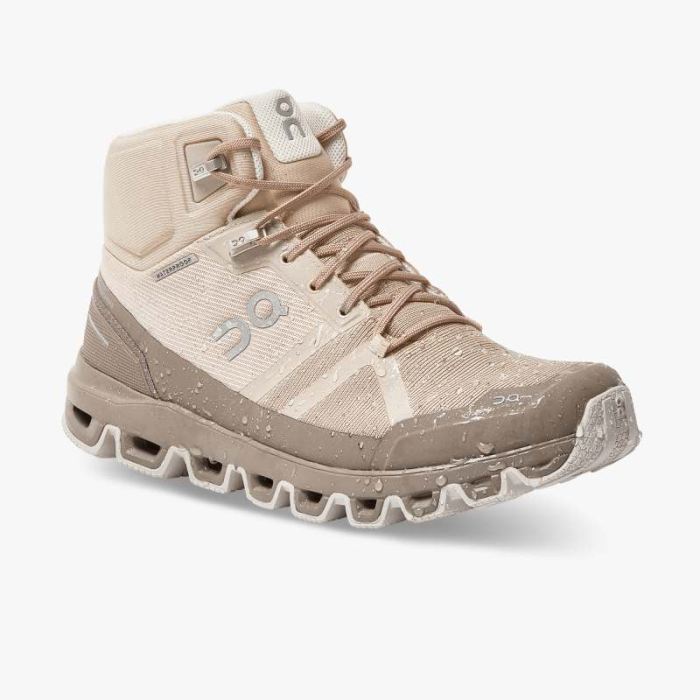 On Cloud Shoes Canada Women's Cloudrock Waterproof-Desert | Clay