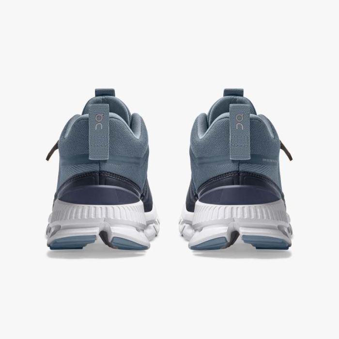 On Cloud Shoes Canada Women's Cloud Hi Waterproof-Dust | Navy