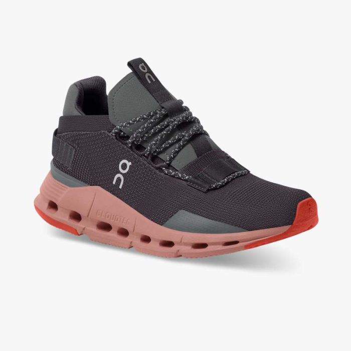 On Cloud Shoes Canada Men's Cloudnova-Eclipse | Rose - Click Image to Close