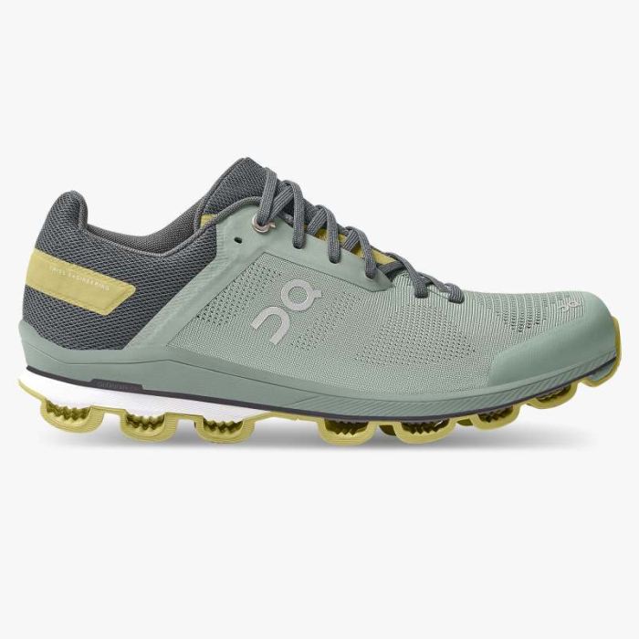 On Cloud Shoes Canada Men's Cloudsurfer 6-Eucalyptus | Citron - Click Image to Close