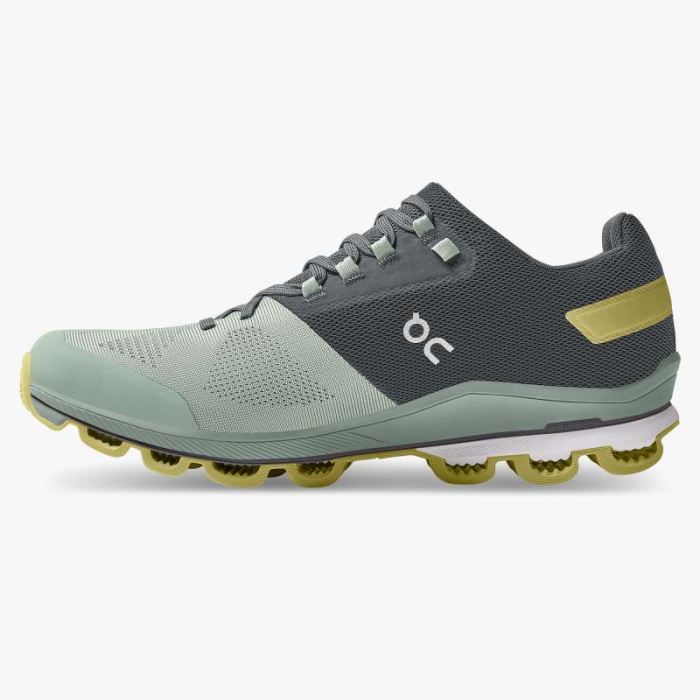 On Cloud Shoes Canada Men's Cloudsurfer 6-Eucalyptus | Citron - Click Image to Close