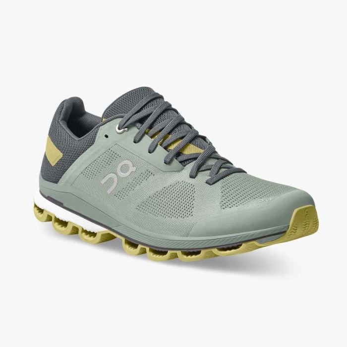 On Cloud Shoes Canada Men's Cloudsurfer 6-Eucalyptus | Citron