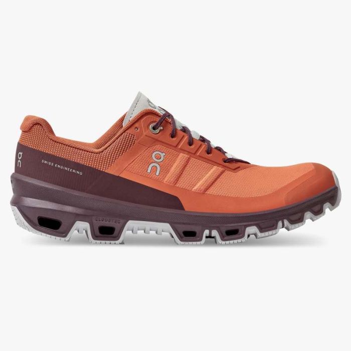 On Cloud Shoes Canada Men's Cloudventure-Flare | Mulberry