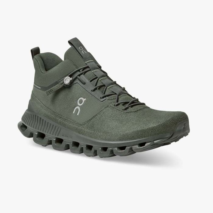 On Cloud Shoes Canada Men's Cloud Hi-Forest - Click Image to Close