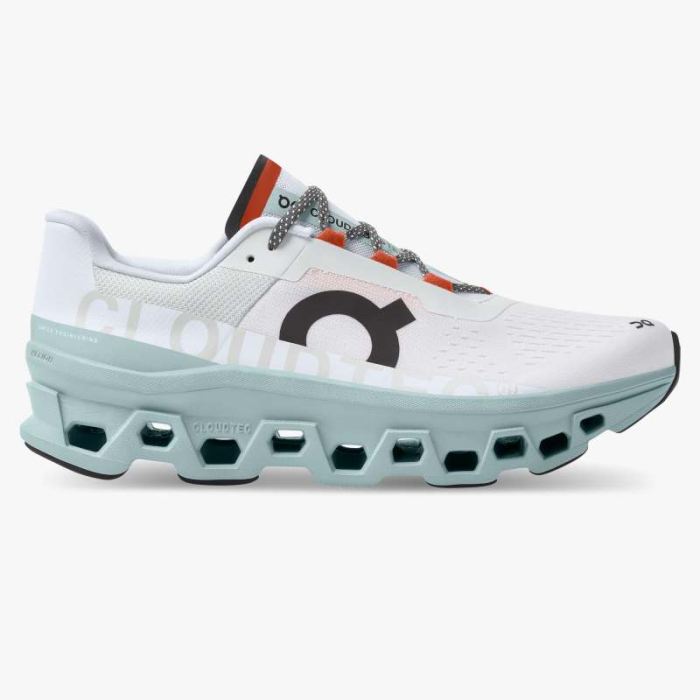 On Cloud Shoes Canada Men's Cloudmonster-Frost | Surf - Click Image to Close