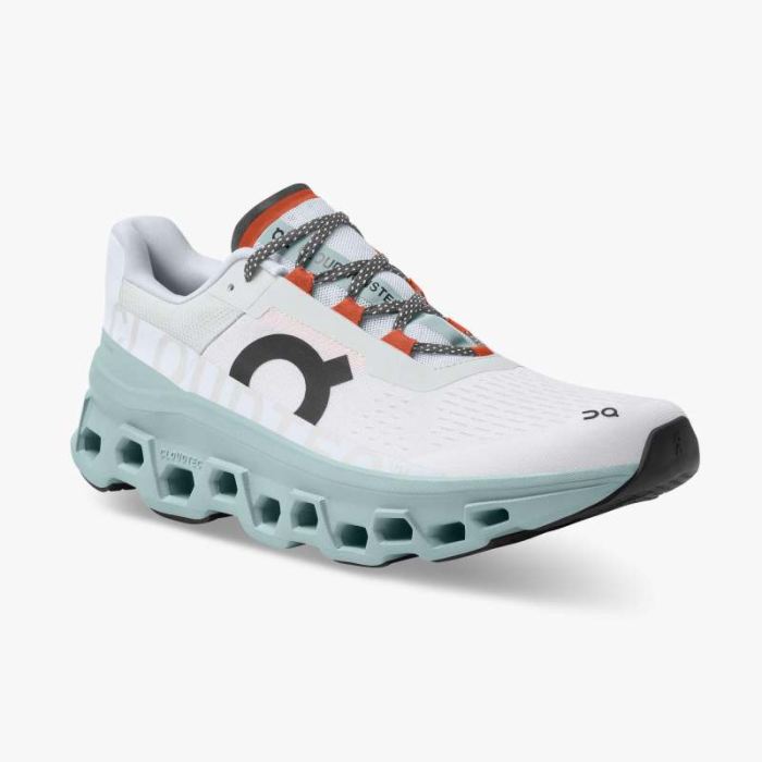 On Cloud Shoes Canada Men's Cloudmonster-Frost | Surf - Click Image to Close