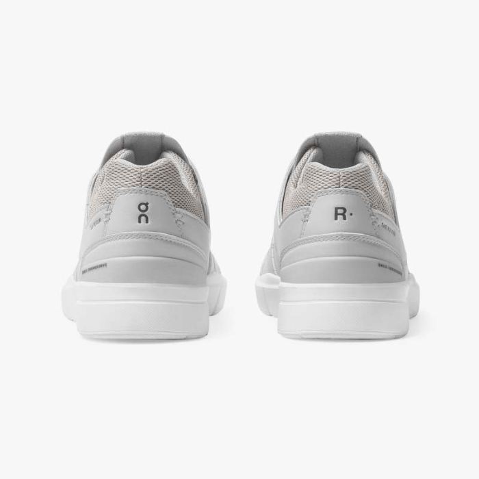 On Cloud Shoes Canada Men's THE ROGER Clubhouse-Glacier | White - Click Image to Close