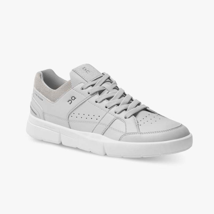 On Cloud Shoes Canada Men's THE ROGER Clubhouse-Glacier | White - Click Image to Close