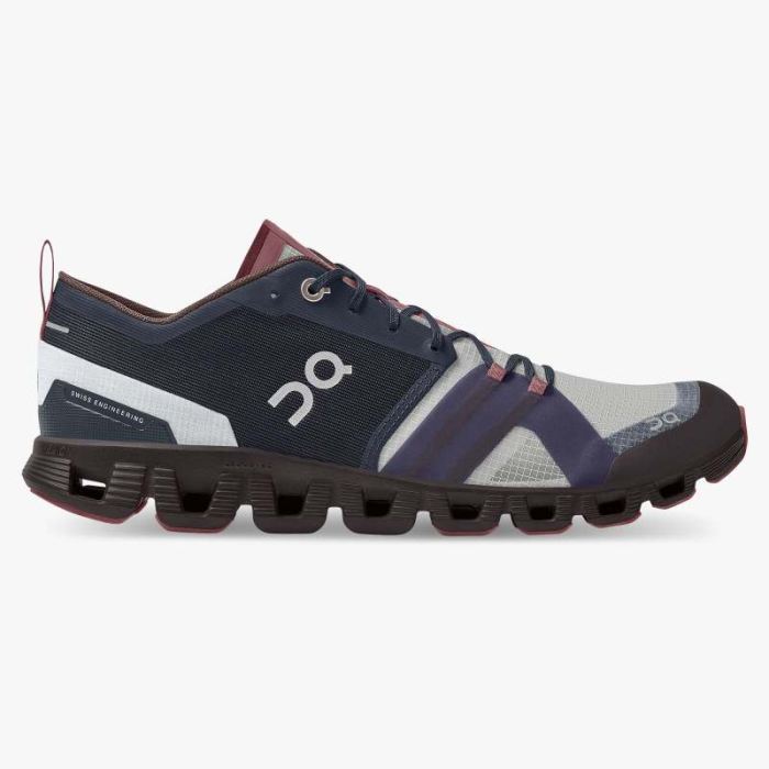 On Cloud Shoes Canada Men's Cloud X Shift-Ink | Cherry - Click Image to Close