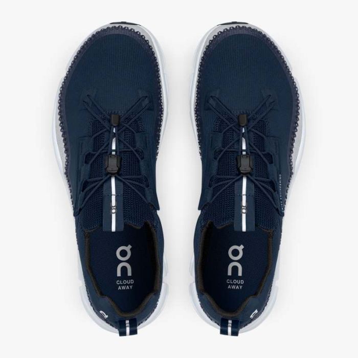 On Cloud Shoes Canada Men's Cloudaway-Ink | White - Click Image to Close