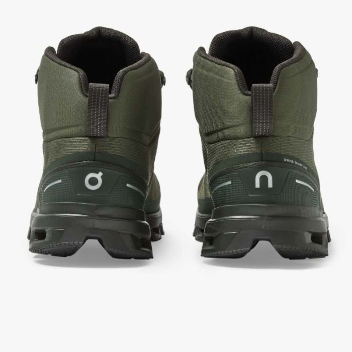 On Cloud Shoes Canada Men's Cloudrock Waterproof-Jungle | Fir