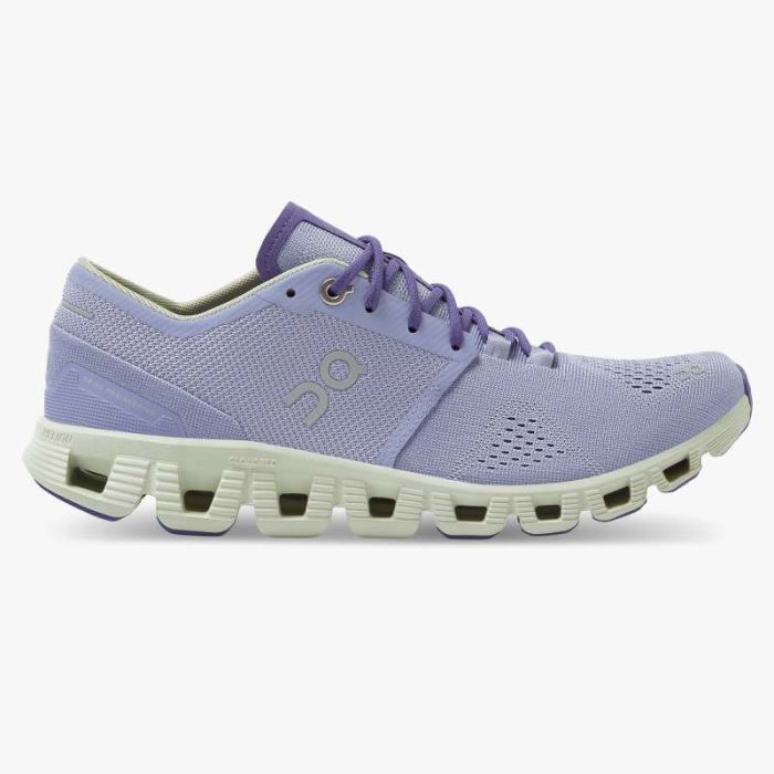 On Cloud Shoes Canada Women's Cloud X-Lavender | Ice - Click Image to Close