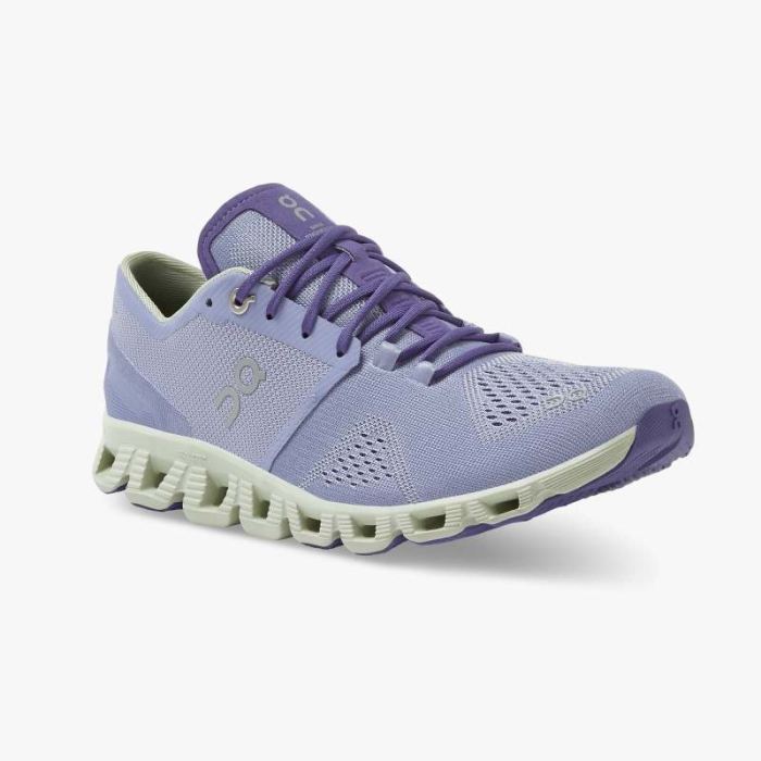 On Cloud Shoes Canada Women's Cloud X-Lavender | Ice - Click Image to Close