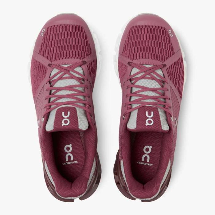 On Cloud Shoes Canada Men's Cloudflyer-Magenta | Mulberry - Click Image to Close