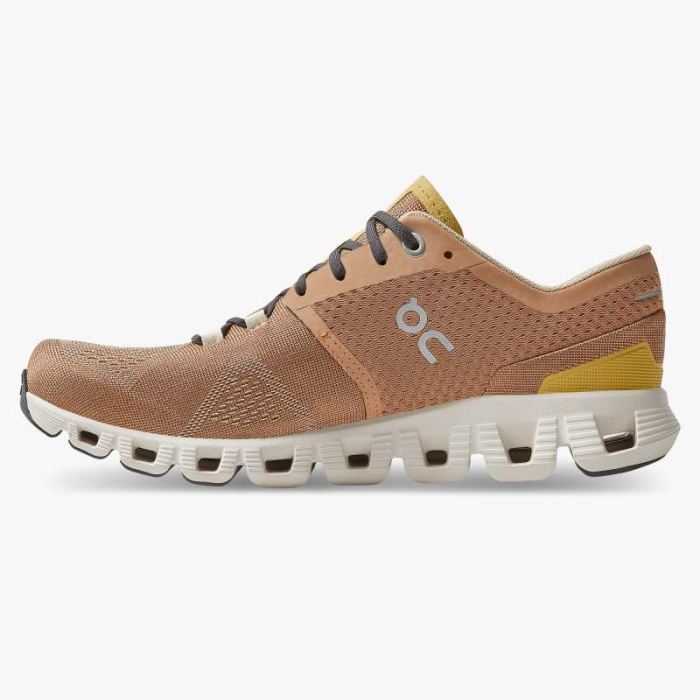 On Cloud Shoes Canada Women's Cloud X-Mocha | Sand - Click Image to Close