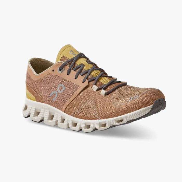 On Cloud Shoes Canada Women's Cloud X-Mocha | Sand - Click Image to Close