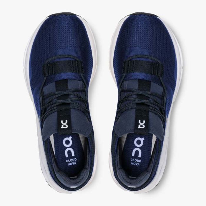 On Cloud Shoes Canada Women's Cloudnova-Navy | White