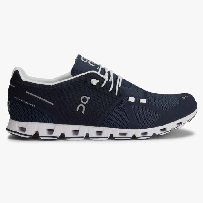 On Cloud Shoes Canada Men's Cloud-Navy | White