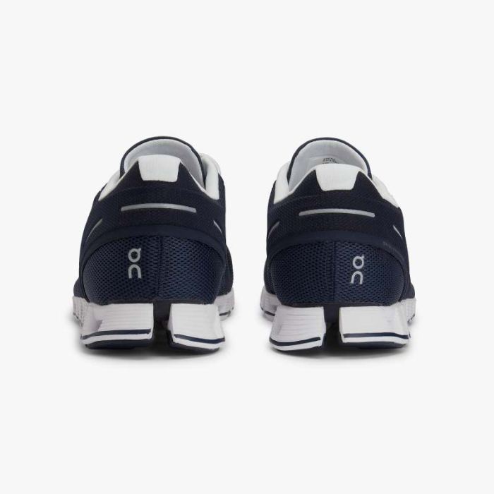 On Cloud Shoes Canada Men's Cloud-Navy | White - Click Image to Close