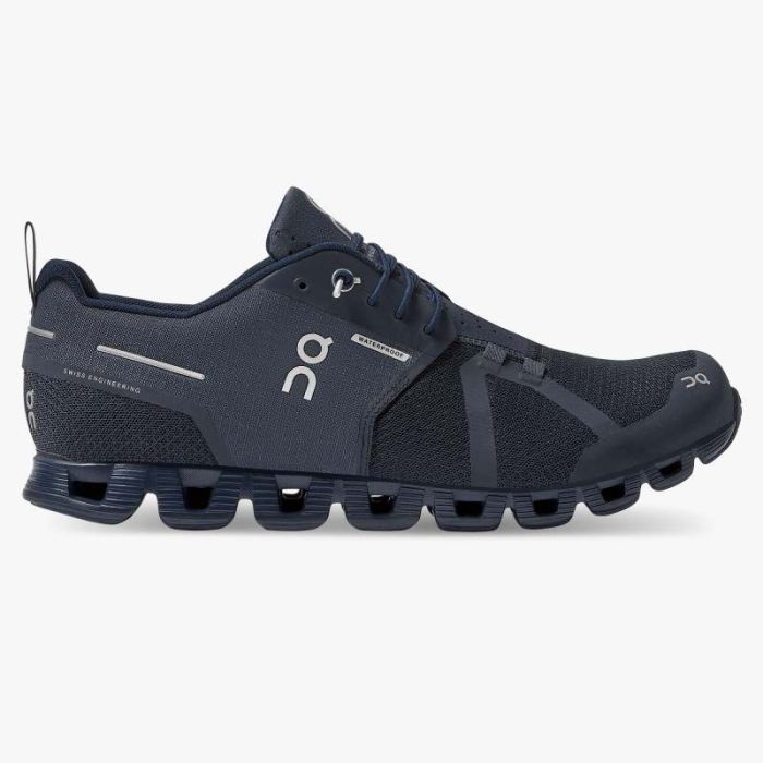 On Cloud Shoes Canada Men's Cloud Waterproof-Navy