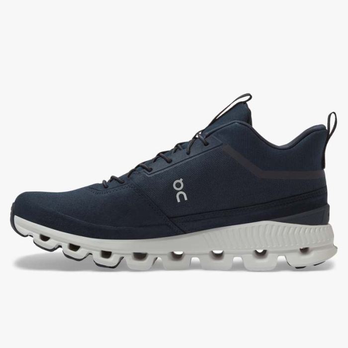 On Cloud Shoes Canada Men's Cloud Hi-Navy - Click Image to Close